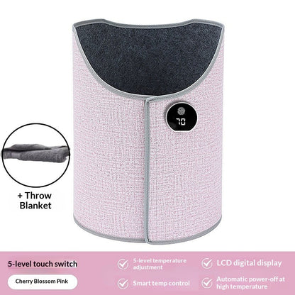 Office Under-Desk Heated Foot Warmer Mat